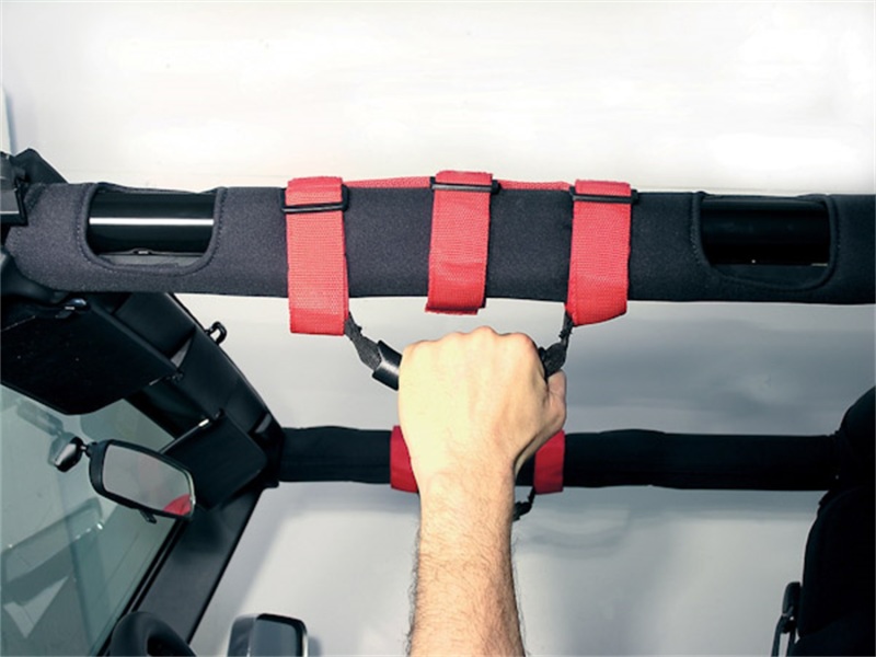 Jeep JT Grab Handles - Front - Rugged Ridge - Ultimate - Red - `55-`20